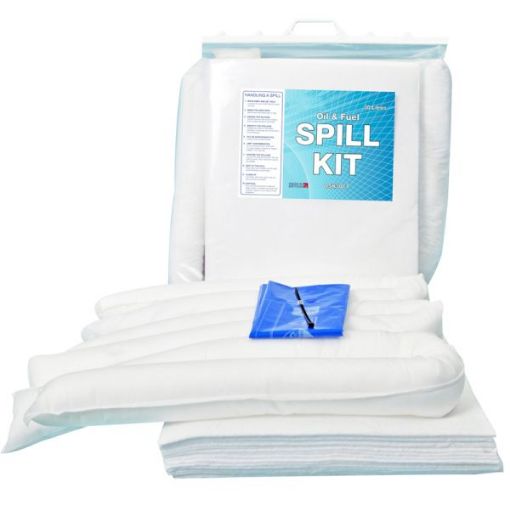Picture of 30 Ltr Oil & Fuel Spill Kit in Clip Top Bag
