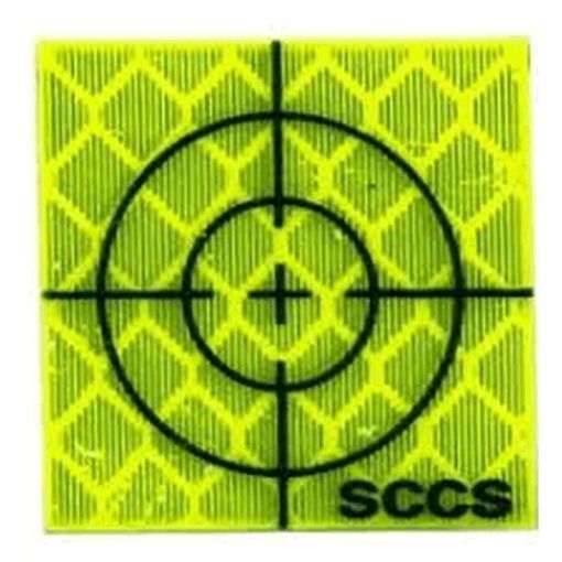Picture of SCCS 25mm Retro Yellow Target Marker ( Singles )