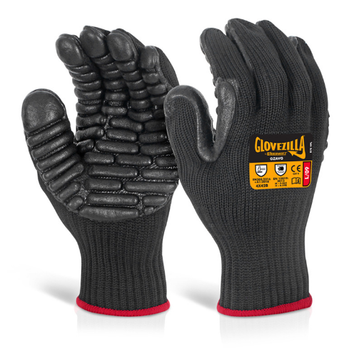 Picture of Glovezilla Anti-Vibration Gloves Black