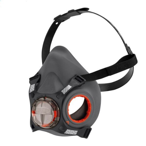 Picture of Force™ 8 Half Mask Respirator Grey/Red (F8-820) No Filters
