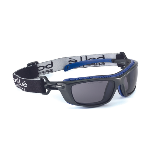 Picture of Bolle BAXTER Anti-Mist Safety Glasses - (Smoke/Clear)