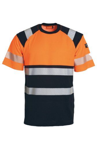 Picture of Hi-Vis T-shirt - orange/navy