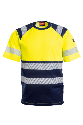 Picture of Hi-Vis T-shirt - yellow/navy