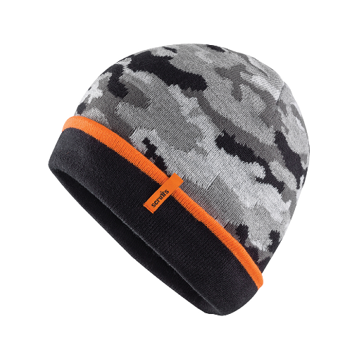Picture of Scruffs Trade Camo Beanie Grey - One Size