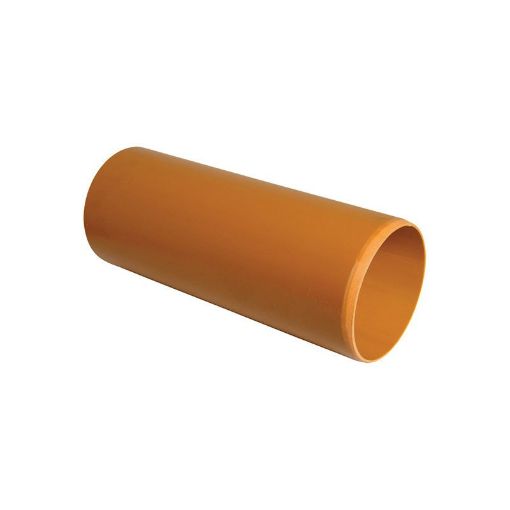 CSS205-002 - 160mm x 6mtr U/G Drainage Pipe Plain Ended