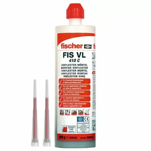 Fischer FIS VL 410C Vinylester Resin 410ml | High-Performance Injection Mortar
