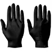 CSS65-00003 - Black Industrial Nitrile Latex Free Gloves (100) XL