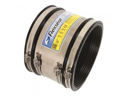 CSS78-00021 - Fernco Rubber Standard Drainage Coupling SC165 ( 140mm - 165mm )