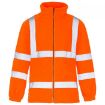 CSS65-00096 - Hi Vis Micro Fleece Orange Jacket XL