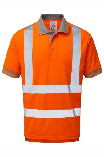 Picture of PULSAR Rail Spec Polo Shirt-Orange-M