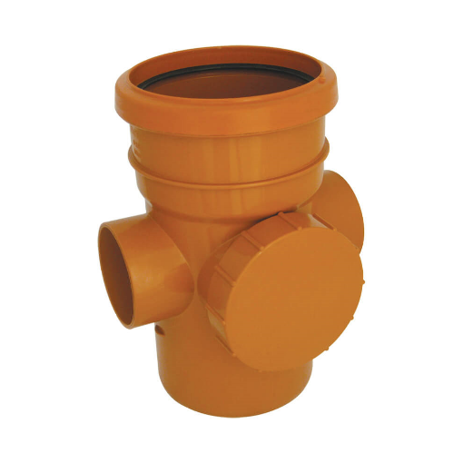 Picture of Floplast 110mm Access Pipe Socket/Spignot D274