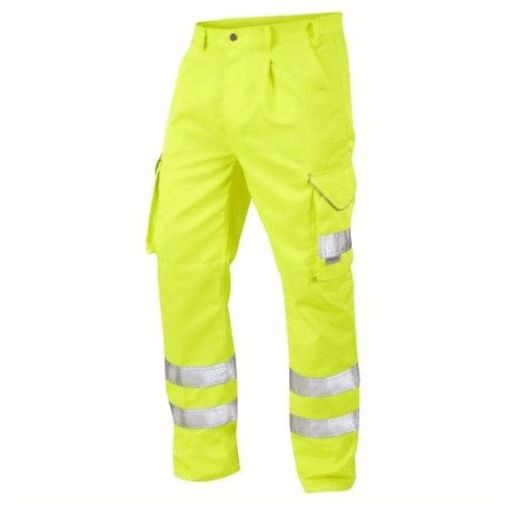 Picture of BIDEFORD Class 1 Poly/Cotton Cargo Trouser Yellow 36R