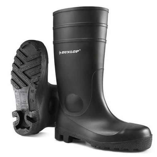 Picture of Dunlop Protomaster Full Safety Wellington Boots Black Size 12