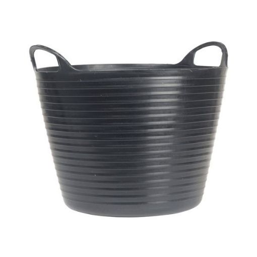 Picture of Heavy Duty Polyethylene Flex Bucket Tub 15 Litres Black Faithfull 