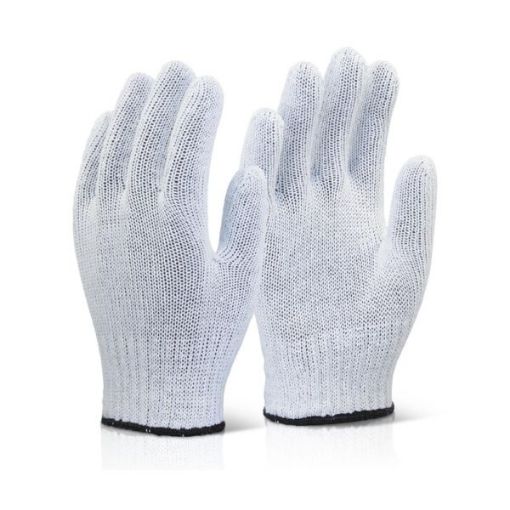 Picture of Mixed Fibre Gloves White