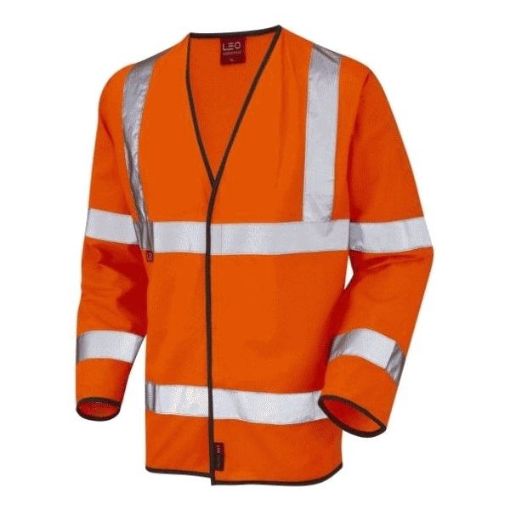 Picture of MULLACOTT Class 3 LFS Sleeved Waistcoat Orange Large