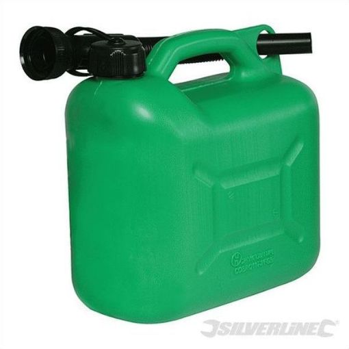Picture of Plastic Fuel Can 5Ltr Green