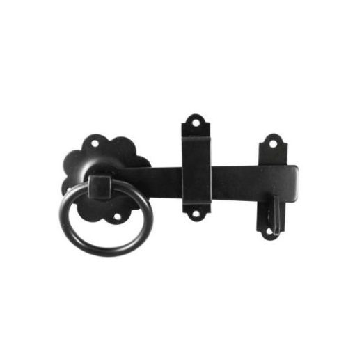 Picture of Ring Gate Latch - Plain Black 6" 1 / PCK