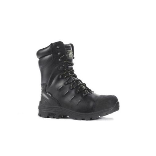 Picture of Rock Fall RF540 Monzonite High Leg Internal Metatarsal Waterproof Safety Boot with Side Zip Size 6