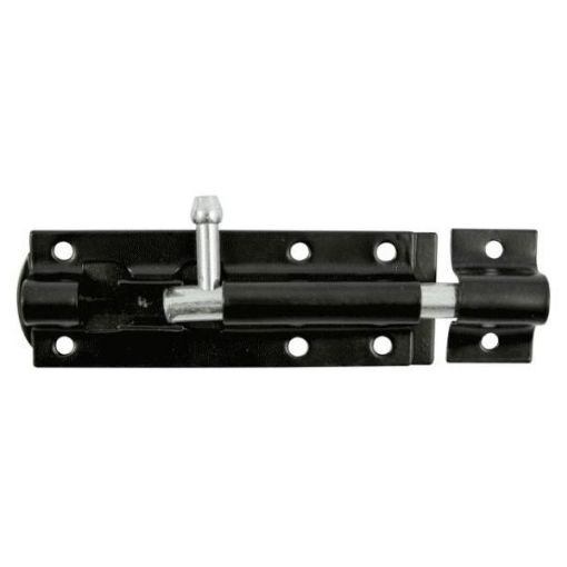 Picture of Straight Tower Bolt Black 6" 1 / PCK