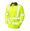 Picture of WOOLSERY Class 3 Coolviz Sleeved Polo Shirt Yellow