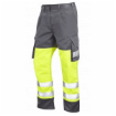 Picture of BIDEFORD Class 1 Poly/Cotton Cargo Trouser Yellow/ Grey 34 R