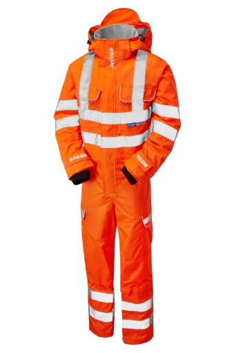 Picture of PULSAR Rail Spec Waterproof Coverall-Orange