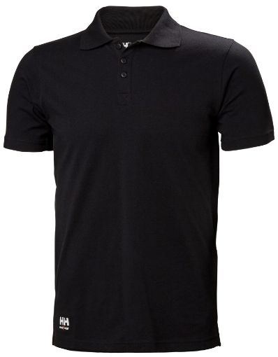 Picture of Helly Hansen Classic Polo Shirt Black - 79167