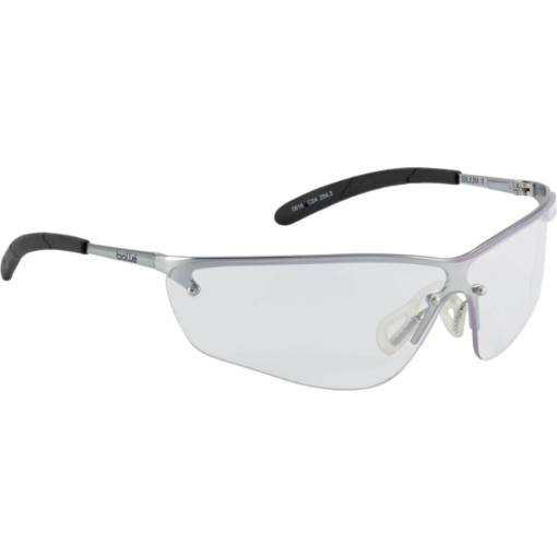 Picture of SILIUM SAFETY SPECTACLES PC CLEAR ASAF BRASS HALF FRAME