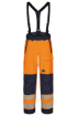 High-Visible-ladies-Shell-Trousers-Orange-and-Navy
