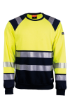 Flame-Retardant-yellow-and-navy-sweatshirt