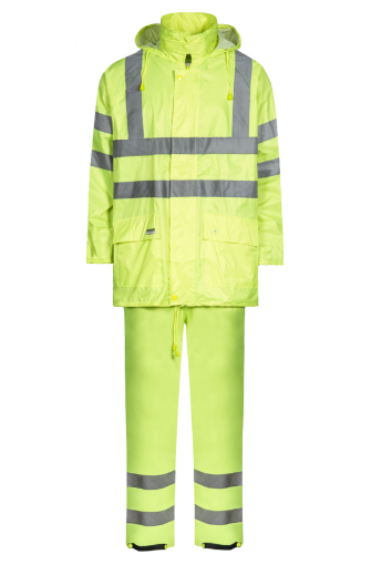 Picture of RAINSET WITH JACKET AND TROUSERS - Yellow