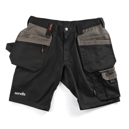 Picture of Scruffs Worker Plus Holster Shorts Black