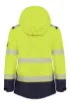 Yellow-and-navy-jacket-with-reflective-stripes-for-women's-winter-workwear