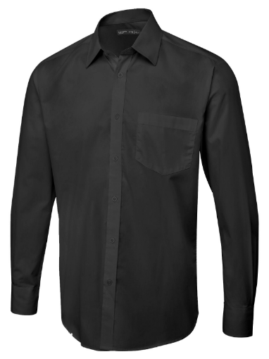 Uneek-Men's-Long-Sleeve-Poplin-Shirt