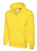 Adults-Classic-Full-Zip-Hooded-Sweatshirt-Yellow