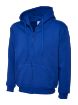 Adults-Classic-Full-Zip-Hooded-Sweatshirt Royal