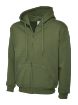 Adults-Classic-Full-Zip-Hooded-Sweatshirt-Olive