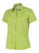 Uneek-Ladies-Poplin-Half-Sleeve-Shirt