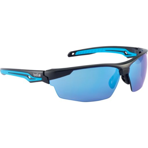 Picture of Bolle TRYOFLASH Tryon AS/AF Cobalt Flash Safety Glasses