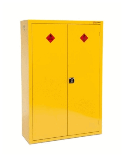 Picture of Armorgard Hazardous Floor Cupboard 1200x465x1800 c/w 3 Shelves - HFC6