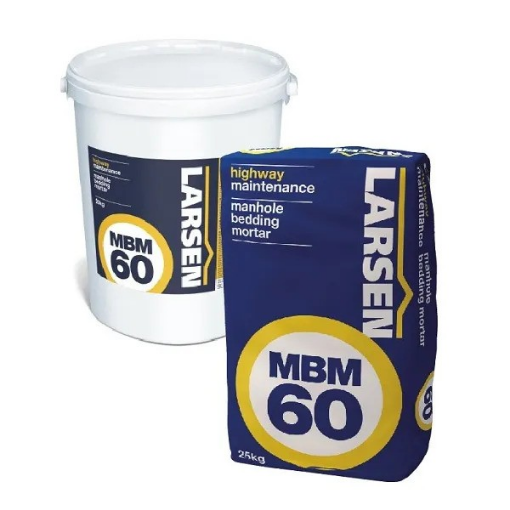 Larsen Manhole Bedding Mortar MBM 60 - 25Kg Tub