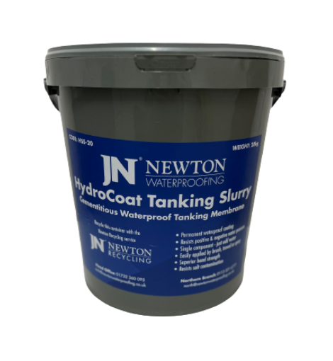 Picture of Newton HydroCoat Tanking Slurry 20kg Bucket (Cementitious Waterproofing Coating)