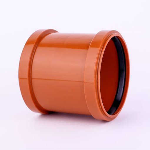 Picture of 110mm  Double Socket Coupler With Stop