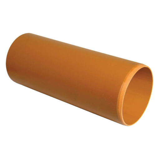 Picture of 110mm x 3m Plain Ended Drainage Pipe