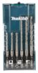 Double-edged hammer drill bits for fast drilling performance